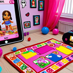 **

Prompt: "Ela's room overflowing with LOL Surprise dolls, accessories, and playsets. Focus on the colorful and chaotic but joyful scene. Include a tablet displaying a LOL Surprise mobile game, and a few NFT trading cards scattered among the toys. Turkish rug on the floor, maybe a 'Nazar Boncuğu' somewhere in the scene for good luck."

**